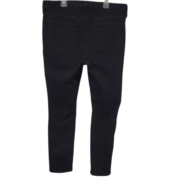 Old Navy Black High-Rise Supper Skinny Jeans, 12, Like New - Picture 2 of 8